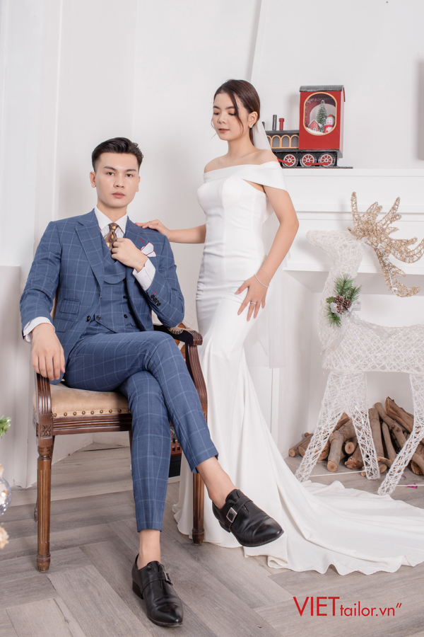 Gợi ý các mẫu vest chú rể hot nhất cho mùa cưới - viettailor
